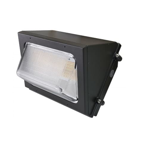 40W LED Open Face Wall Pack w/ Photocell, 120V-277V, CCT Selectable