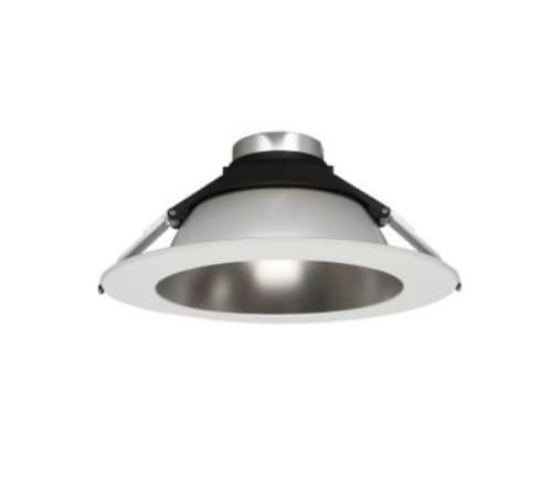 9.5-in Reflector for RRC Downlight, Round, Matte Silver/White