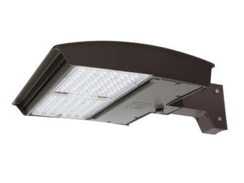150W LED Wall Mount, T3 Low-Glare, Straight Arm, 120V-277V, CCT Select