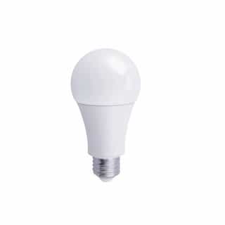 8W LED A19 Bulb, Dimmable, E26, 800 lm, 120V, 2700K, White