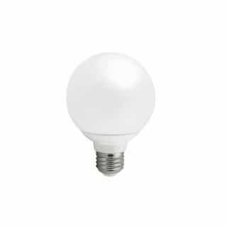 6W LED G25 Bulb, 40W Inc. Retrofit, Dim, E26, 450 lm, 120V, 2700K
