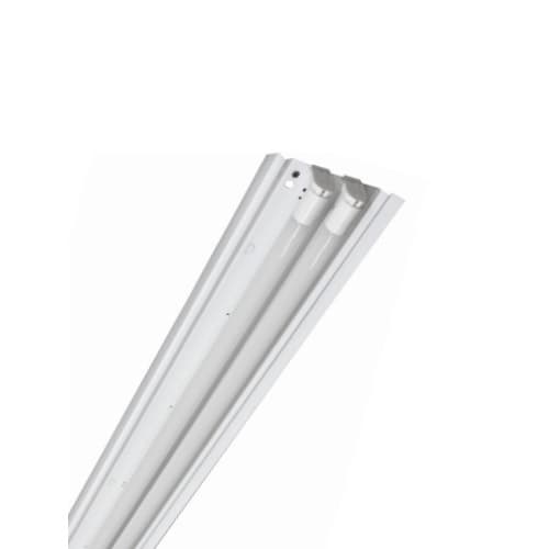 MaxLite 4-ft 44W LED Ready Utility Light Fixture, 2-Lamp, Single End