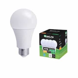 9W LED A19 Bulb, E26 Base, Dimmable, 3000K, 4 Pack