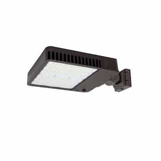 200W LED Slim Area Light w/ Wall Mount, T3, 277V-480V, CCT Selectable