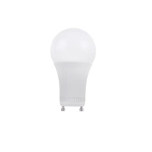 MaxLite 9W LED A19 Bulb, Dimmable, GU24, 800 lm, 120V, 3000K, Frosted