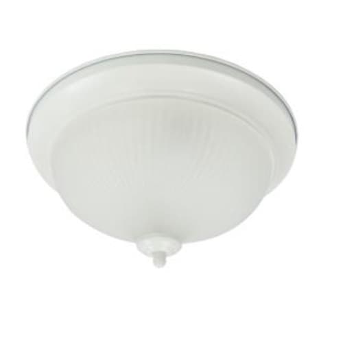 24W Decorative LED Flush Mount Ceiling Light, Dimmable, 2700K, White
