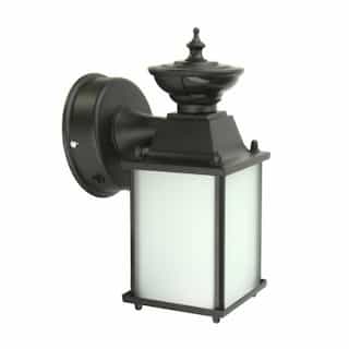 MaxLite 17W LED Small Outdoor Wall Lantern w/ Motion, Trial Dimming, E26 Base, 1600 lm, 2700K