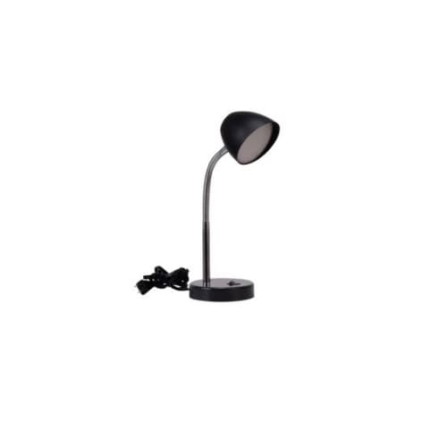 3.5W LED Desk Lamp w/ USB 2.0 Port, 220 lm, 3000K, Black