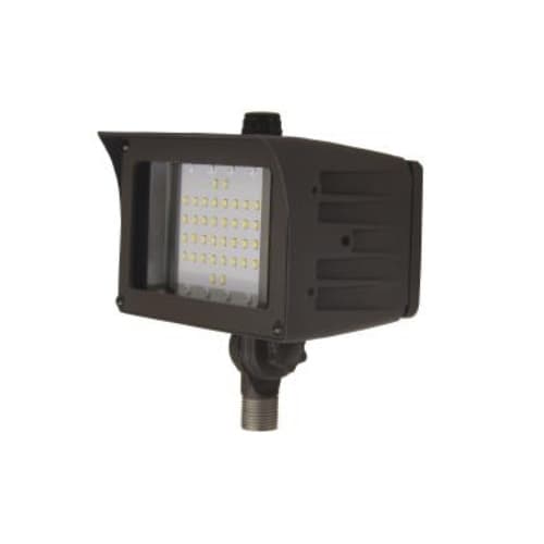 20W FloodMax Small LED Flood Light w/ Photocell, Knuckle, 50W HID Retrofit, 2300lm, 5000K