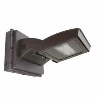 28W LED Shoebox Area Light Fixture, Type III, 0-10V Dim, 175W MH Retrofit, 3200 lm, 4000K