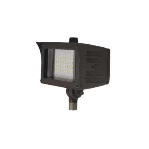 MaxLite 30W Flood Light w/ Knuckle Mount & Photocell Sensor, Narrow, Dim, 3400 lm, 5000K