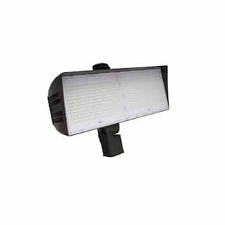 MaxLite 200W LED XLarge Flood Light w/ Slipfitter & 3-Pin Receptacle, Dim, Wide, 480V, 4000K