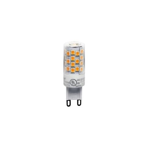 MaxLite 4W LED Miniature Indicator Bulb, 40W Inc. Retrofit, Dim, G9, 400 lm, 120V, 3000K