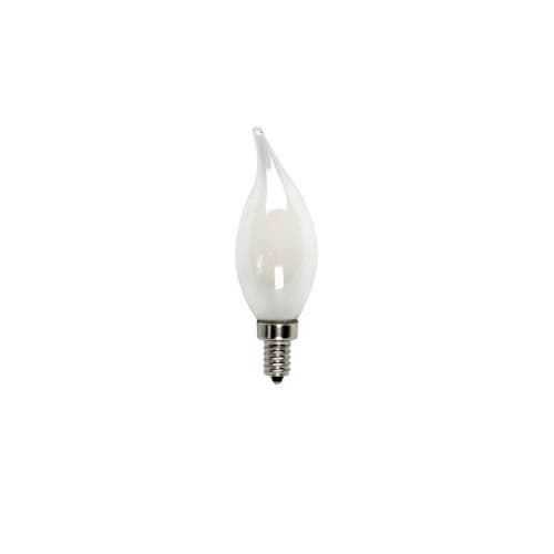 3W LED Filament BA10 Bulb, 40W Inc. Retrofit, Dim, E12, 325 lm, 2700K, Frosted