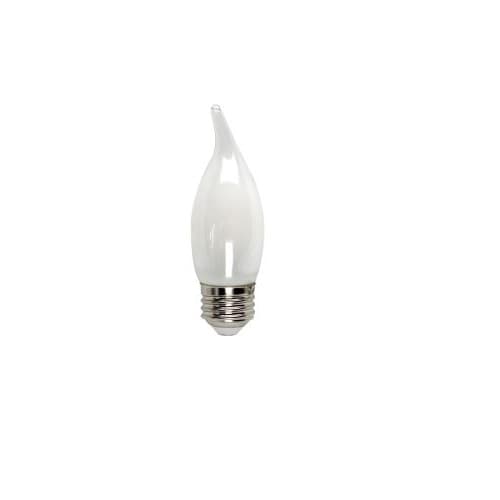3W LED Filament BA10 Bulb, 40W Inc. Retrofit, Dim, E26, 325 lm, 2700K, Frosted