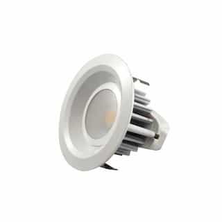 4" 9W Recessed LED Downlight, 50W Inc. Retrofit, Dim, 475 lm, 120V, 2700K, White