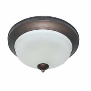 15-In 15W LED Flush Mount Ceiling Light, Dimmable, 60W Inc Retrofit, 804lm, 2700K