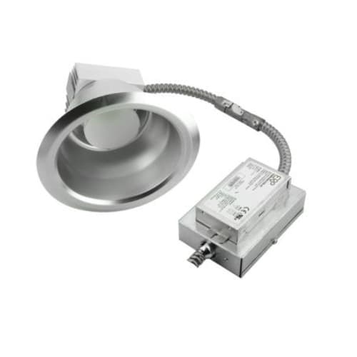 6-in 20W LED Recessed Downlight, Dimmable, 1500 lm, 120V-277V, 3000K, Gray