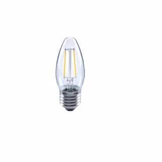 MaxLite 2.5W Vintage LED Edison Bulb, B11, Dimmable, 2200K, Clear