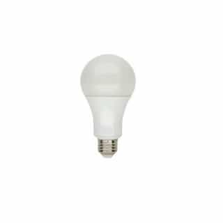 15W LED A19 Bulb, 100W Inc Retrofit, Dim, E26, 1600 lm, 2700K