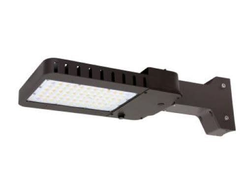 100W LED Slim Area Light w/ Straight, Type 3, 120V-277V, CCT Select