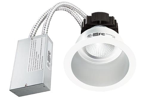 MaxLite 20W 6 Inch LED Recessed Downlight Retrofit, Dimmable, 3000K, Silver