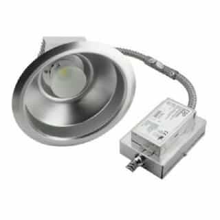 MaxLite 11W 8 Inch LED Recessed Downlight Retrofit, Dimmable, 3000K, Silver