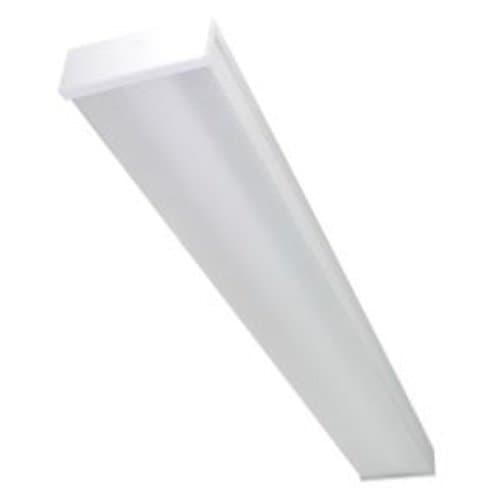 2-Lamp 4-ft LED Ready Wrap Utility Light, Single-End (T8 Tube Sold Seperately)