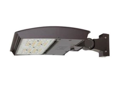 100W LED Flood Light, Type 5S, Flex, 277V-480V, CCT Select