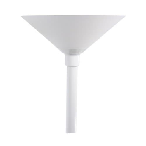 2700K 12W 14" White LED Architectual Floor Lamp