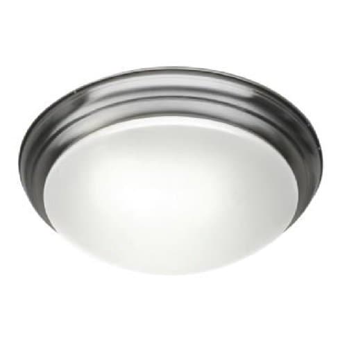 23W LED Pearl 17 Inch Ceiling Flush Mount Fixture, 2700K, Brushed Nickel