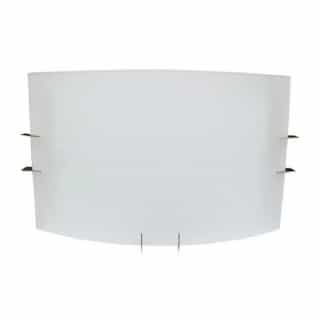 23W LED Wall Sconce Fixture, 2075 lm, 100W Retrofit, Dimmable, 2700K