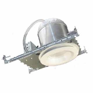 14W 3000K New Construction Recessed Downlight LED Housing 6-Inch White