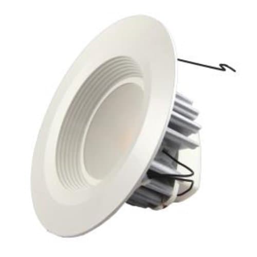 13W 3000K Recessed LED Retrofit Downlight 6-Inch White