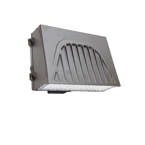 40W Full Cut-Off LED Wall Pack w/ Photocell, 5500 lm, 120V-277V, Selectable CCT