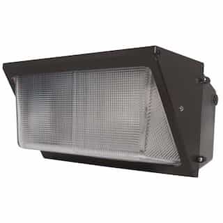 120W Large LED Security Wall Pack Light, 5000K, Bronze