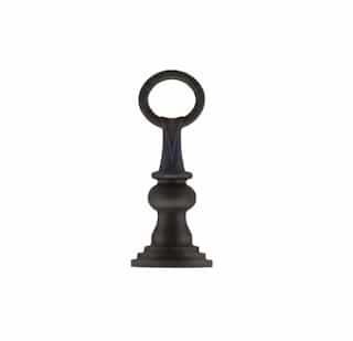 Traditional Andirons for Gas Stoves & Fireplaces, Black