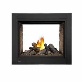 Napoleon Ascent See Through Vent Fireplace w/ Log Set, Natural Gas