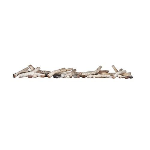 Birch Log Kit for Luxuria & Vector Series Fireplace, Large