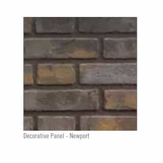 42-in Decorative Panels for Ascent Deep X Fireplace, Newport Standard
