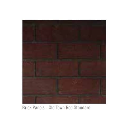 36-in Decorative Panel for Elevation Fireplace, Old Town Red Standard