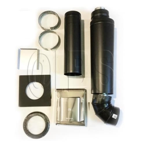 Wall Terminal Kit for Gas Stove, 4-in/7-in Venting