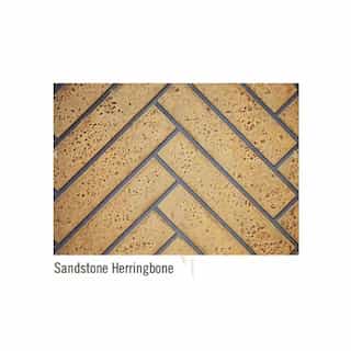 Napoleon Decorative Panel for Park Avenue Fireplace, Sandstone Herringbone