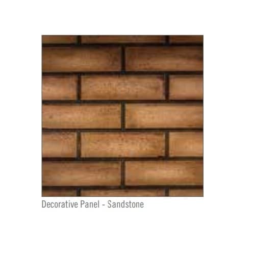 42-in Decorative Panels for Ascent Fireplace, Sandstone