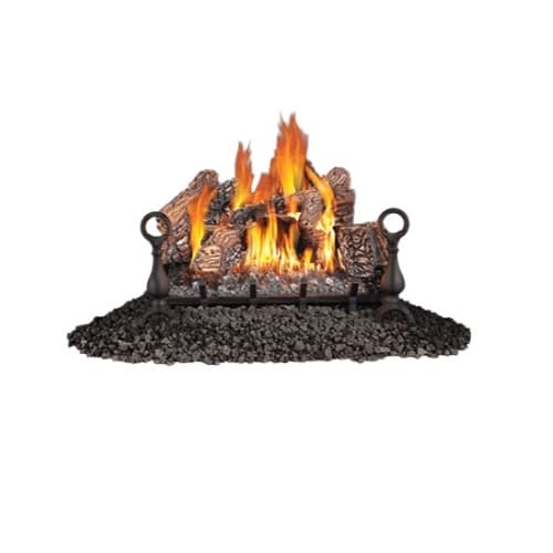 24-in Fiberglow Log Set w/ Electronic Ignition, Natural Gas