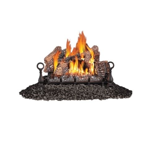 30-in Fiberglow Log Set w/ Electronic Ignition, Natural Gas