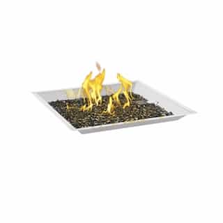 24-in Square Patioflame Fireplace Burner Kit, Liquid Propane