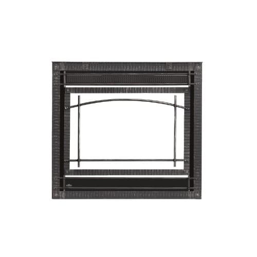 Surround for Ascent X 36/X 70 Fireplace, Scalloped Wrought Iron, BLK