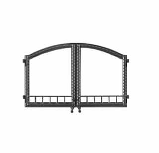 Double Door Kit for High Country 6000 Fireplace, Wrought Iron