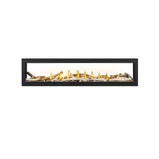 74-in Vector Gas Fireplace, See Through, Direct, Natural Gas